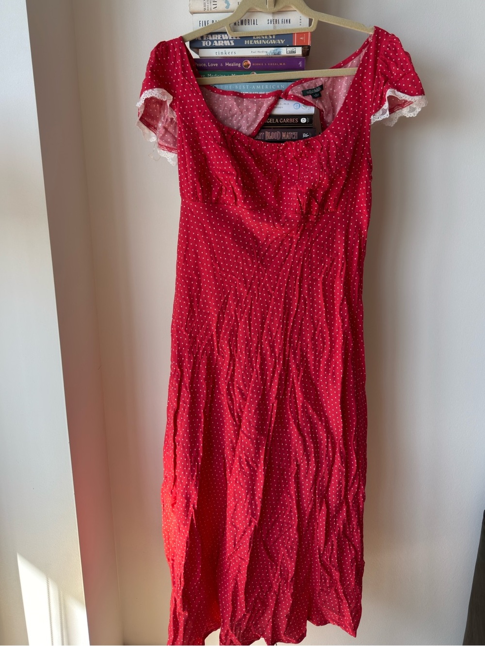 Wild Fable Red Polka Dot Maxi Dress - New with tags